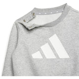 adidas Originals Medium Grey Heather/White I Bl Fl Jog 240 Sweat Sett