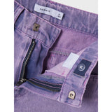Name It Orchid Overdyed Nkfrose Dnm Hw Long Shorts 4009-Za F