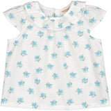 MarMar Poplin Summer Bouquet Talsa SS Topp