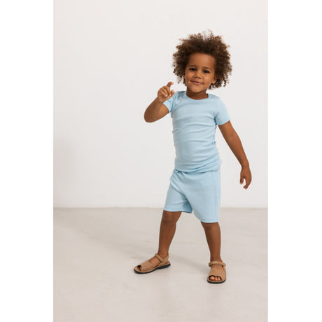 MarMar Modal Fine Rib Heavenly Blue Tago T-shirt