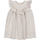 MarMar Fine Linen Summer Check Drine SS Kjole