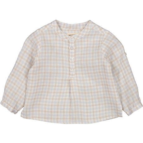 MarMar Fine Linen Summer Check Totoro Skjorte