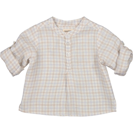 MarMar Fine Linen Summer Check Totoro Skjorte