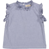 MarMar Fine Cotton Navy Stripe Tirra Topp