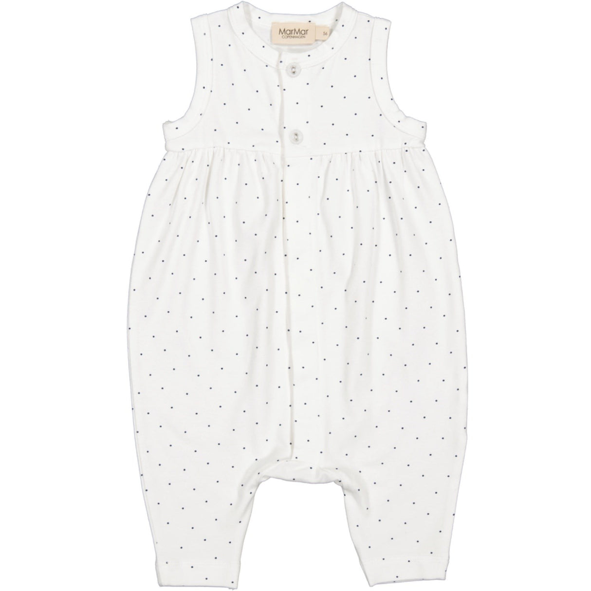 MarMar Modal Smooth Print Blue Dot Ruberto Romper