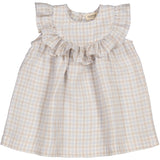 MarMar Fine Linen Summer Check Drine SS Kjole