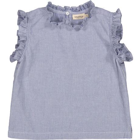 MarMar Fine Cotton Navy Stripe Tirra Topp