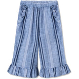 Fliink Navy Amie Ruffle Pants