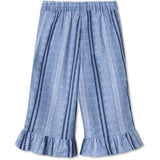 Fliink Navy Amie Ruffle Pants