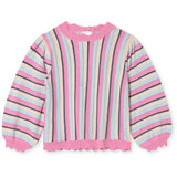 Fliink Sandshell Multi Bowie Stripe Blouse