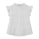 Fliink Cloud Dancer Cha Cha Tunic Top