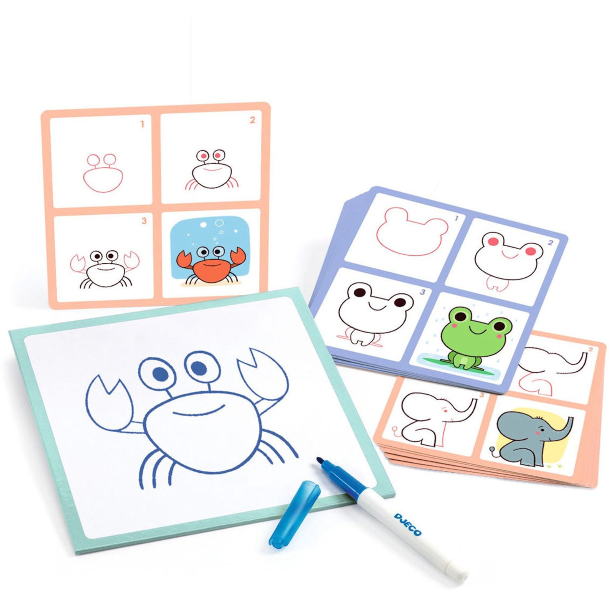 Djeco Pedagogiske Spill - Trinn for Trinn, Dyrebarn