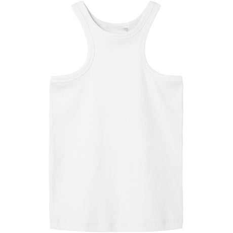 Name It Lucent White Nkfhellemie Slim Halter Topp Pb