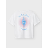 Name It Lucent White Nkfjassa Ss Nreg Topp Pb