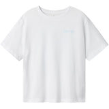 Name It Lucent White Nkmhirlan Ss Nreg Topp Pb