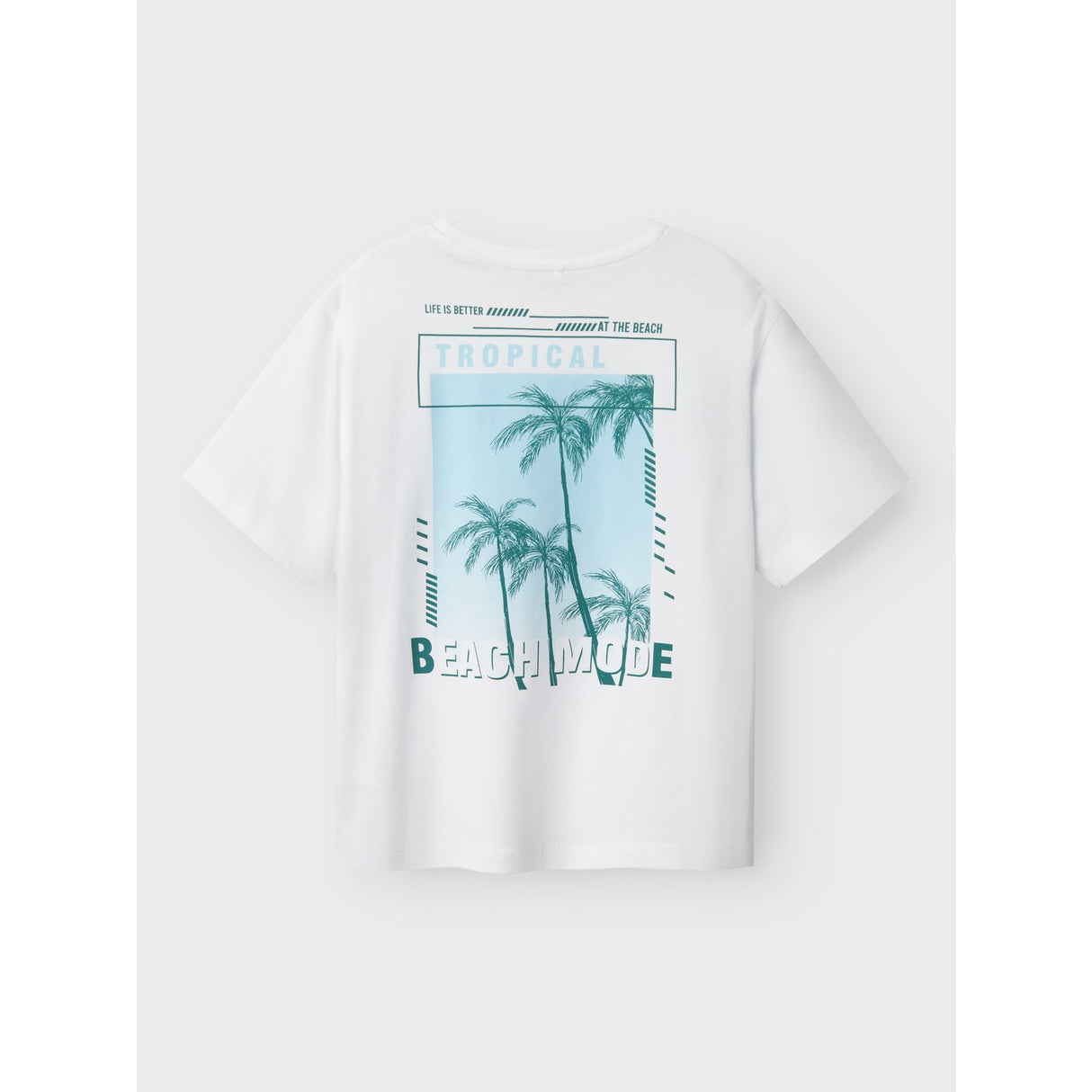 Name It Lucent White Nkmhirlan Ss Nreg Topp Pb