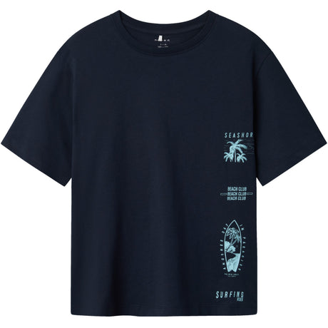 Name It Dark Sapphire Nkmhirlan Ss Nreg Topp Pb