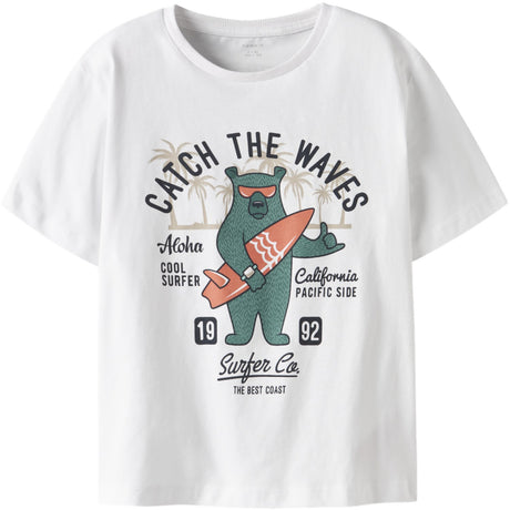 Name It Lucent White Nkmjosh Ss Nreg Topp Pb