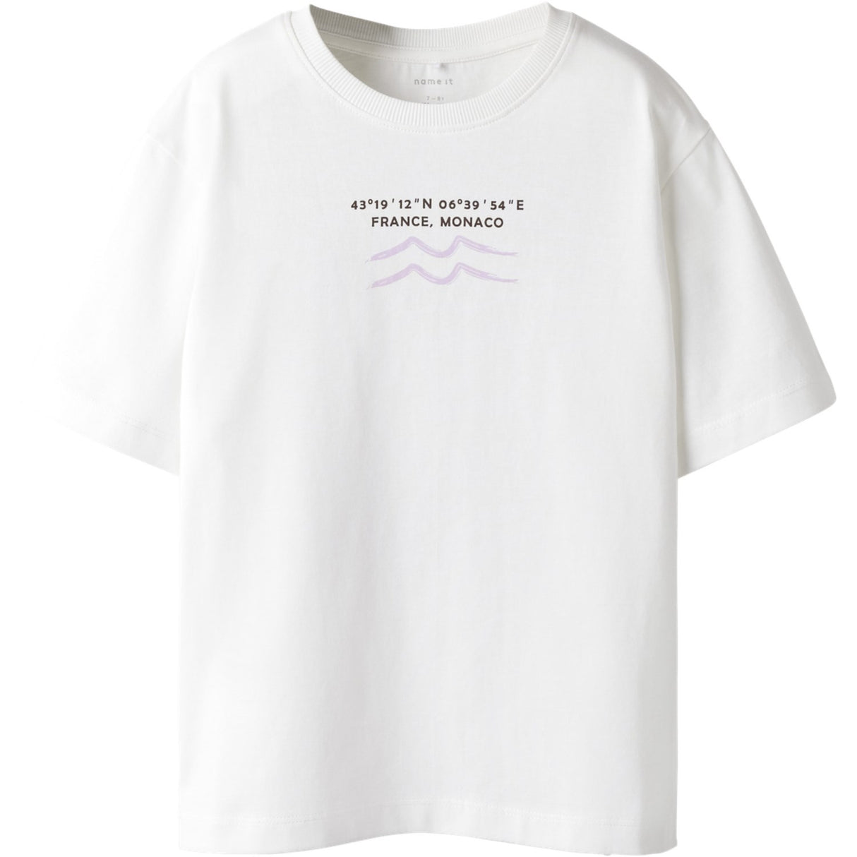 Name It Cloud Dancer Nkfhellia Ss Nreg Topp