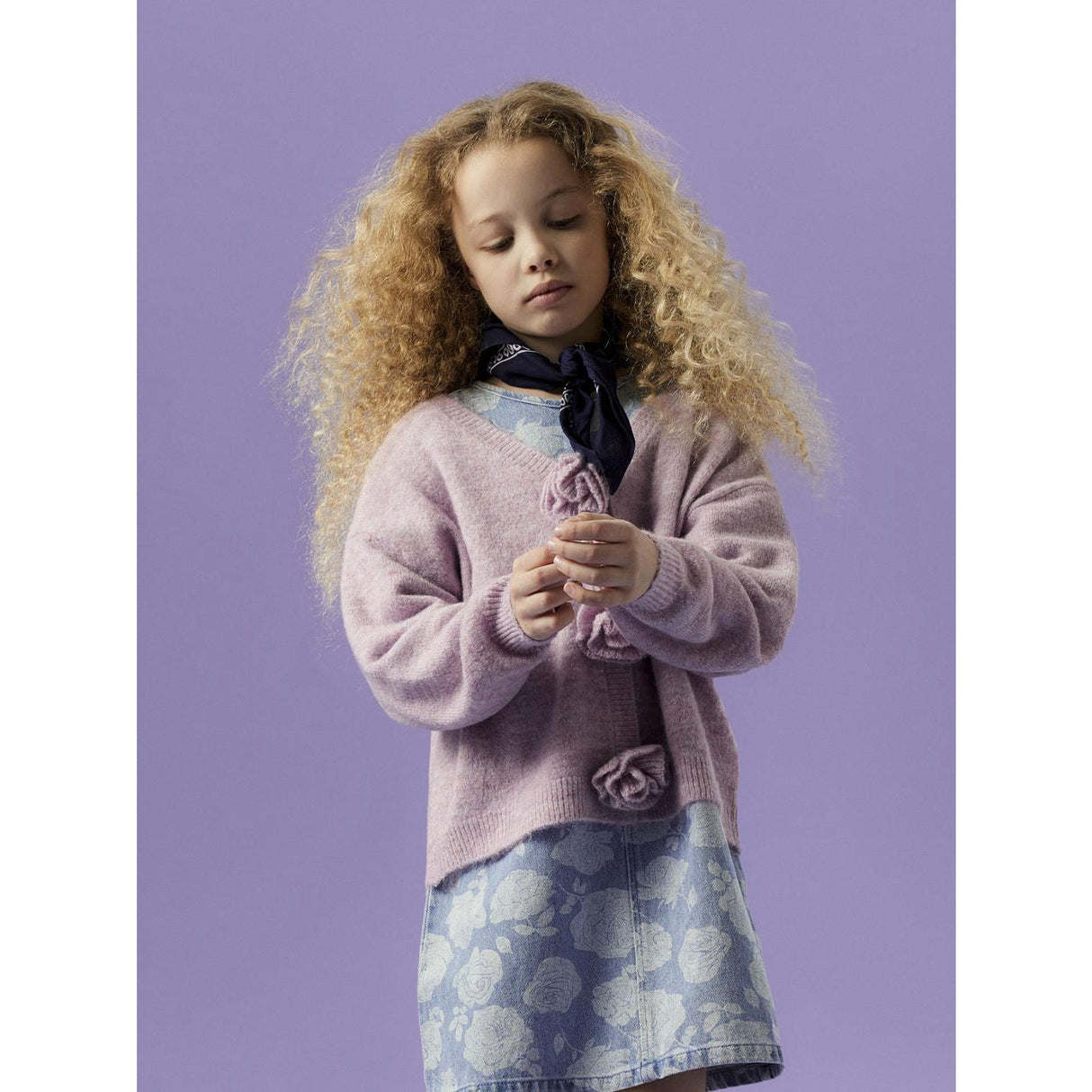 Name It Lavendula Nkfhingeborg Ls Strikk