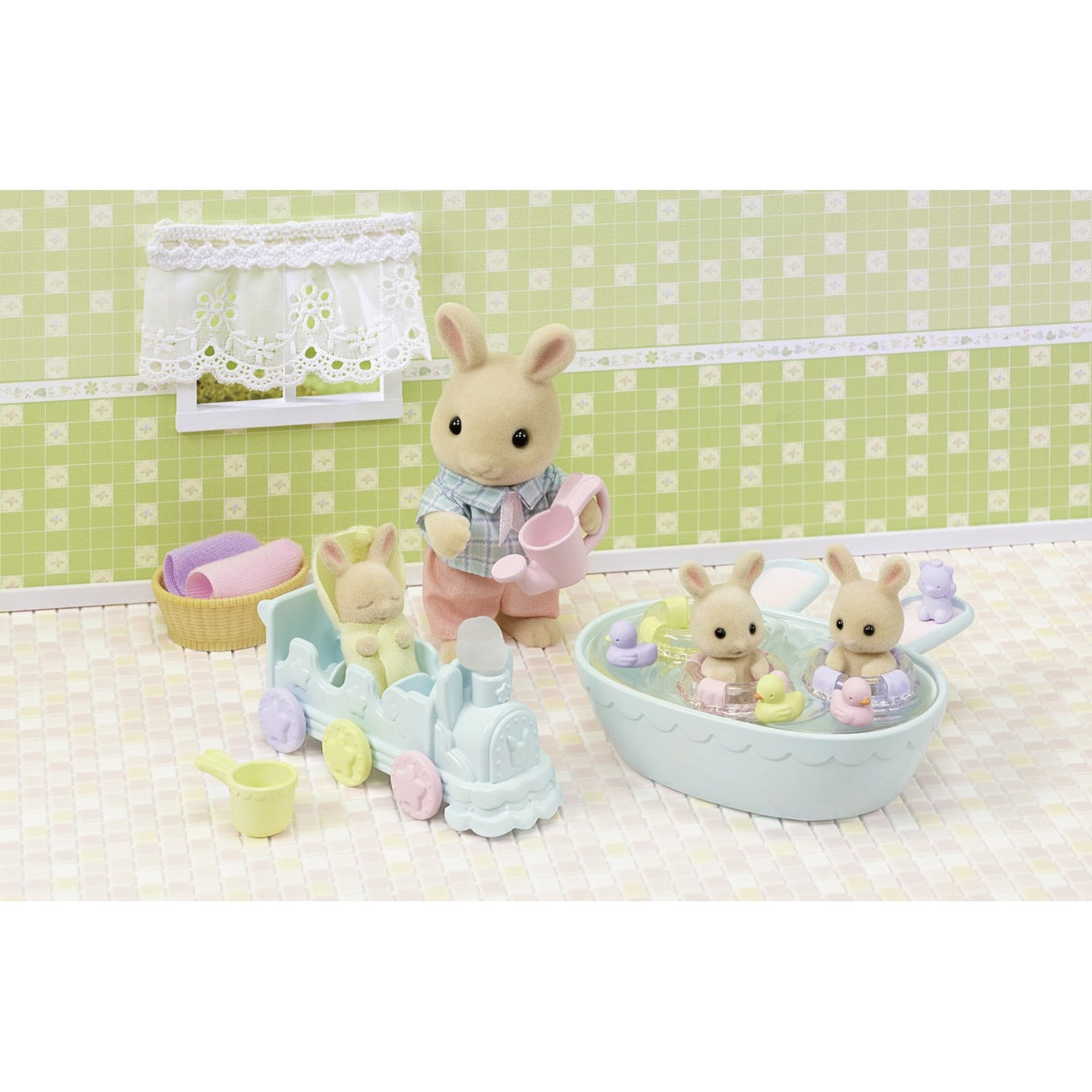 Sylvanian Families® Trillinge badetid