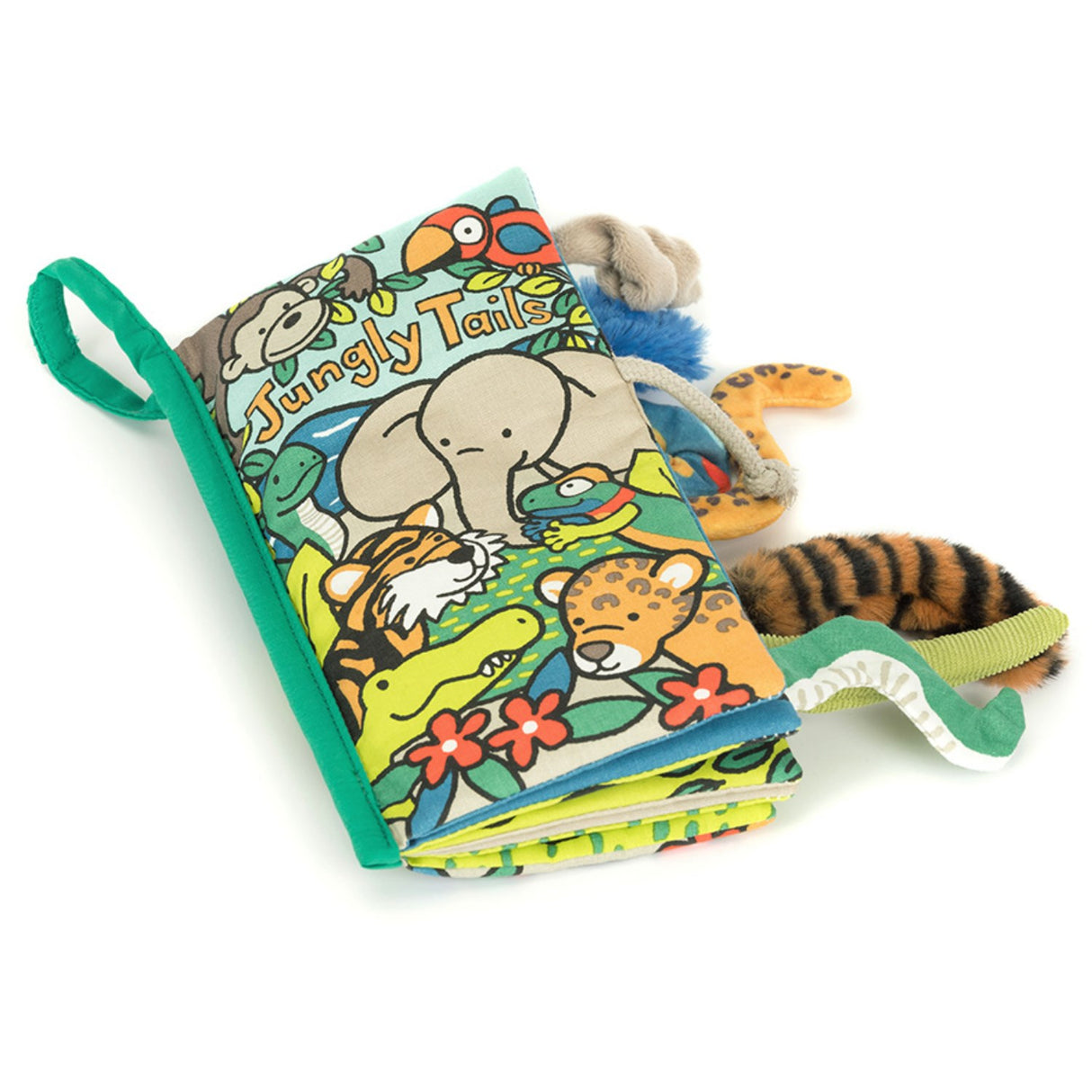 Jellycat Baby, Tail Book, Jungle Tails