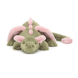 Jellycat drageoliven, medium 50 cm