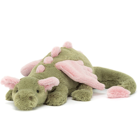Jellycat drageoliven, medium 50 cm