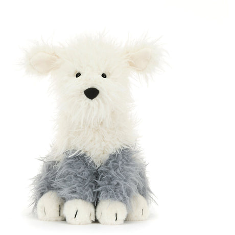 Jellycat hunder - Ewert Sheepdog, 29 cm