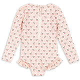 Konges Sløjd Cherry Pink Motif Merle Ls Badedrakt Grs