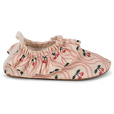 Konges Sløjd Cherry Pink Motif Merle Frill Badesko