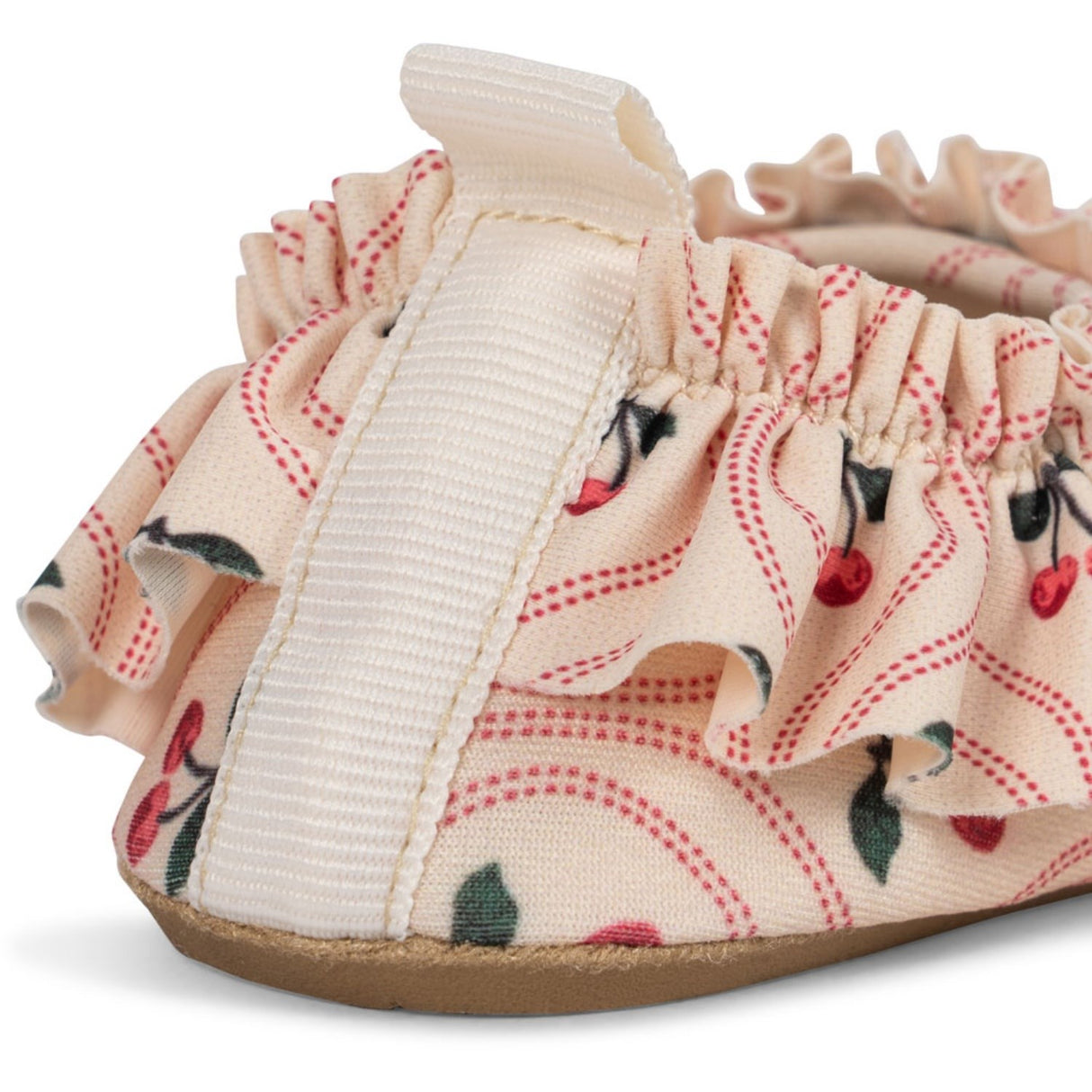 Konges Sløjd Cherry Pink Motif Merle Frill Badesko