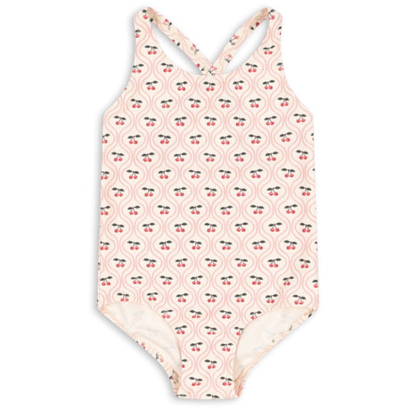 Konges Sløjd Cherry Pink Motif Merle Badedrakt Grs