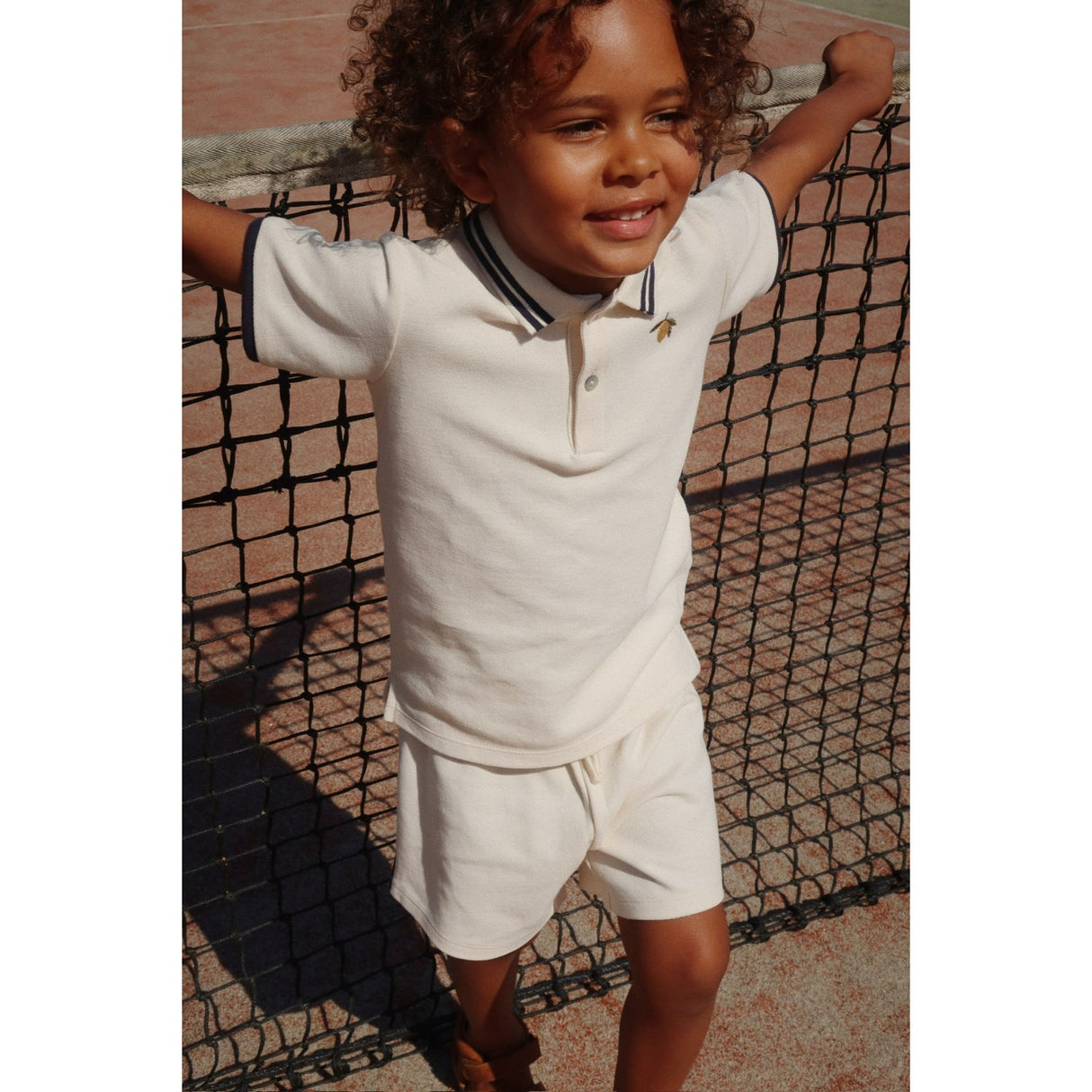 Konges Sløjd Antique White Florian Polo T-Skjorte Gots