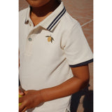 Konges Sløjd Antique White Florian Polo T-Skjorte Gots