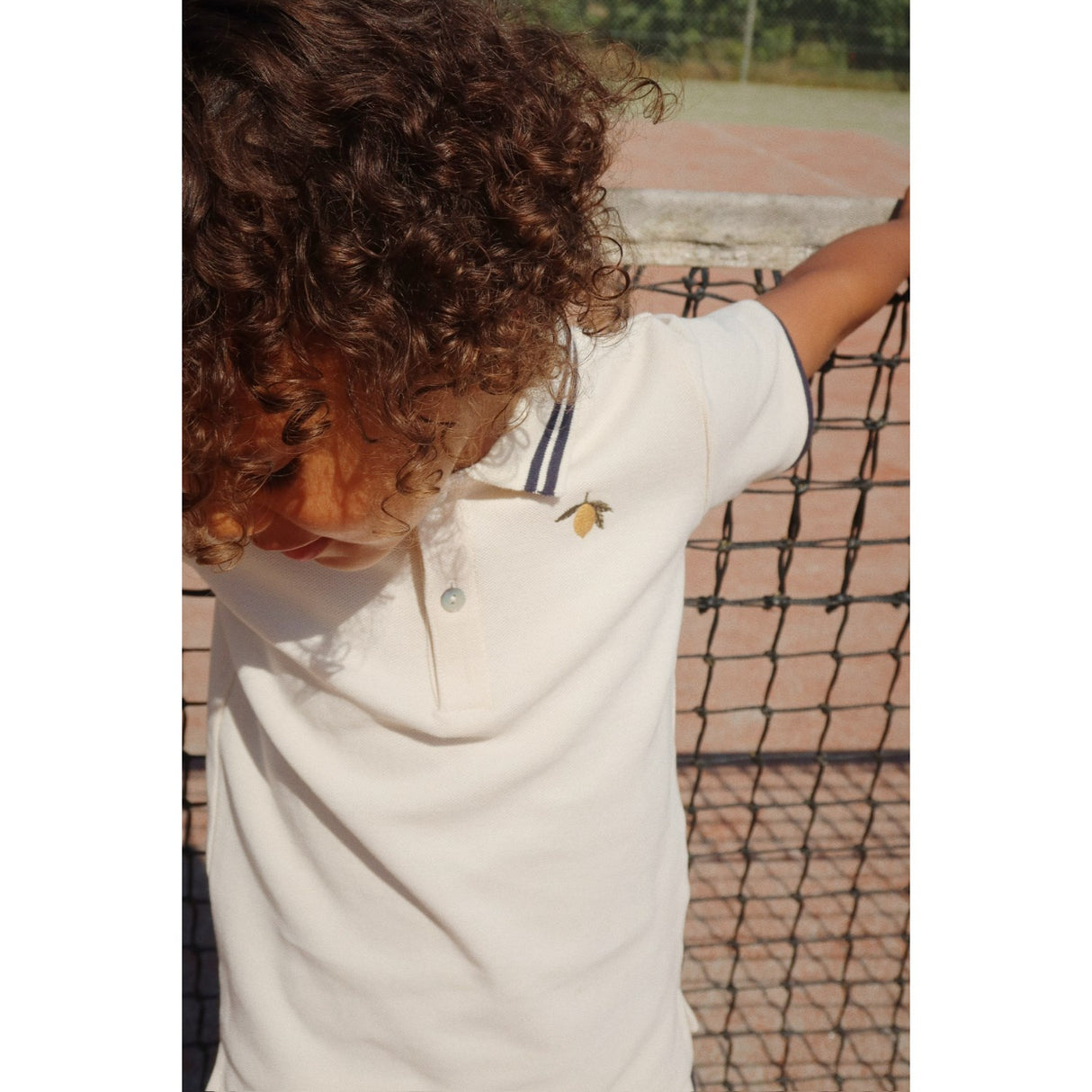 Konges Sløjd Antique White Florian Polo T-Skjorte Gots