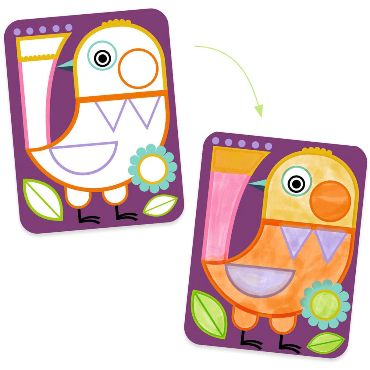 Djeco kreativt maleri, lubne kinn