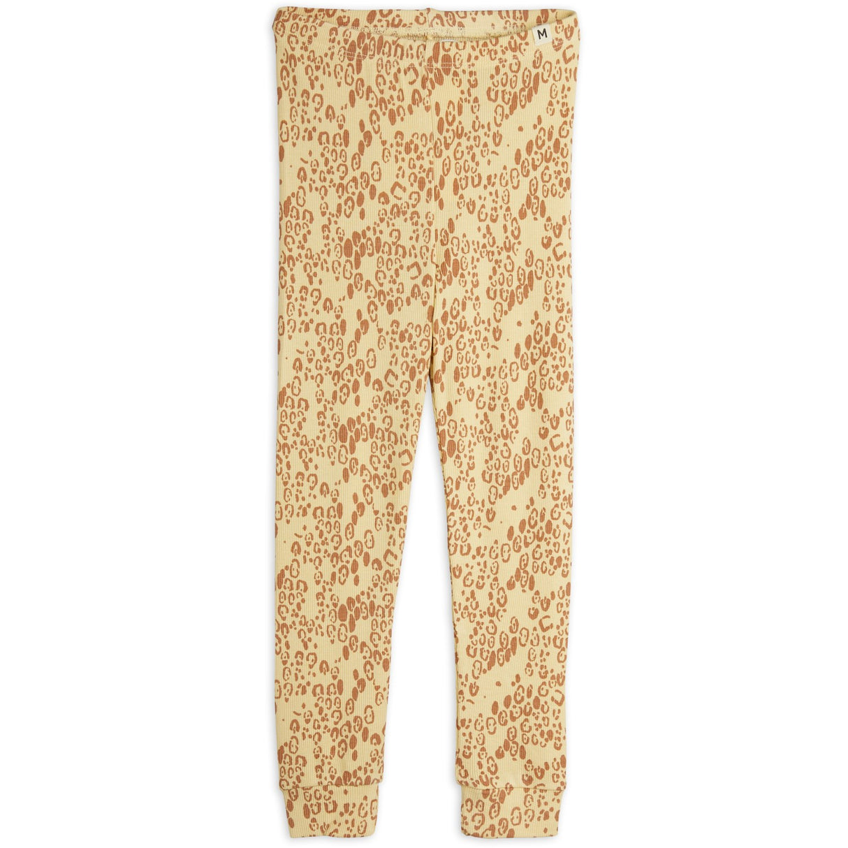 Mini Rodini Beige Mini Leopard AOP Leggings