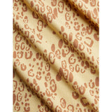Mini Rodini Beige Mini Leopard AOP Leggings