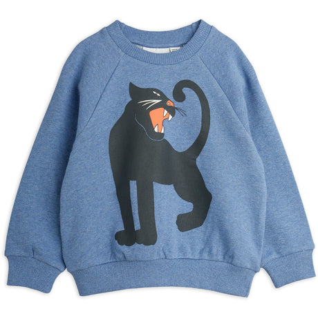 Mini Rodini Blue Panther Sp Melange Collegegenser