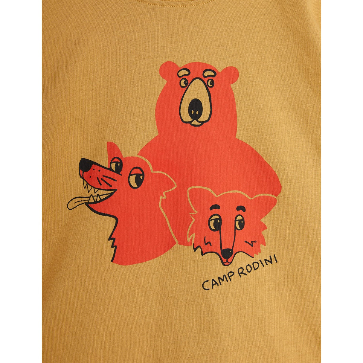 Mini Rodini Beige Camp Rodini Sp Ss Tee