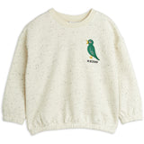 Mini Rodini Offwhite Bird Emb Neps Collegegenser