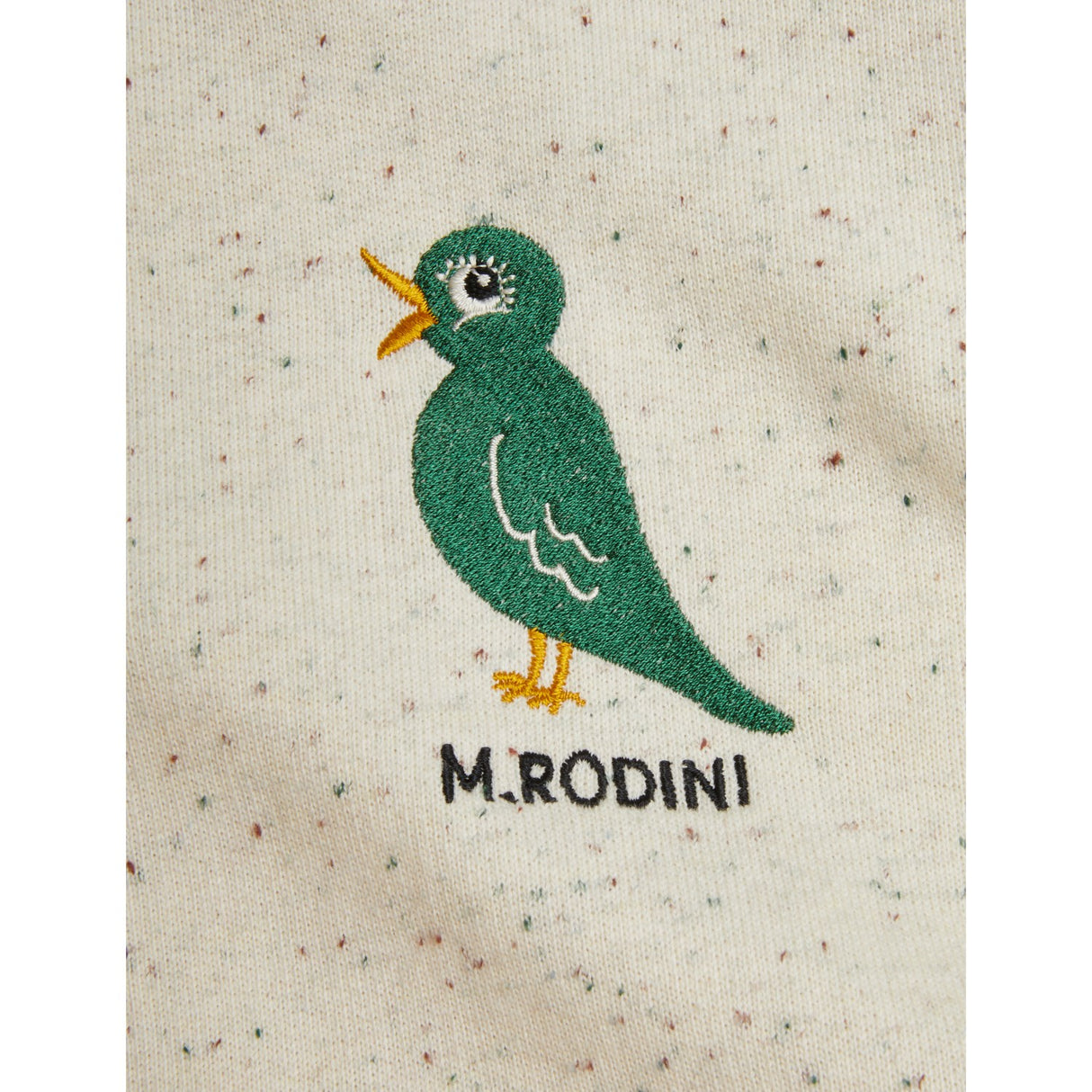 Mini Rodini Offwhite Bird Emb Neps Collegegenser