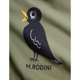 Mini Rodini Green Blackbird Sp Collegegenser