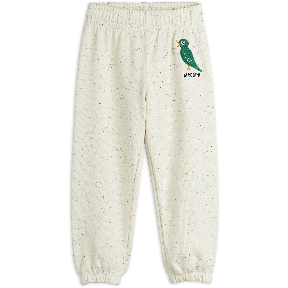 Mini Rodini Offwhite Bird Emb Neps Sweatpants