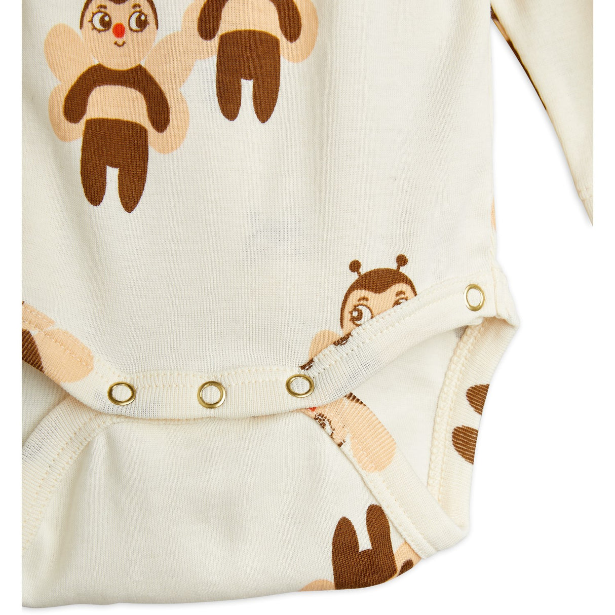 Mini Rodini Offwhite Bees AOP Nb Baby Sett