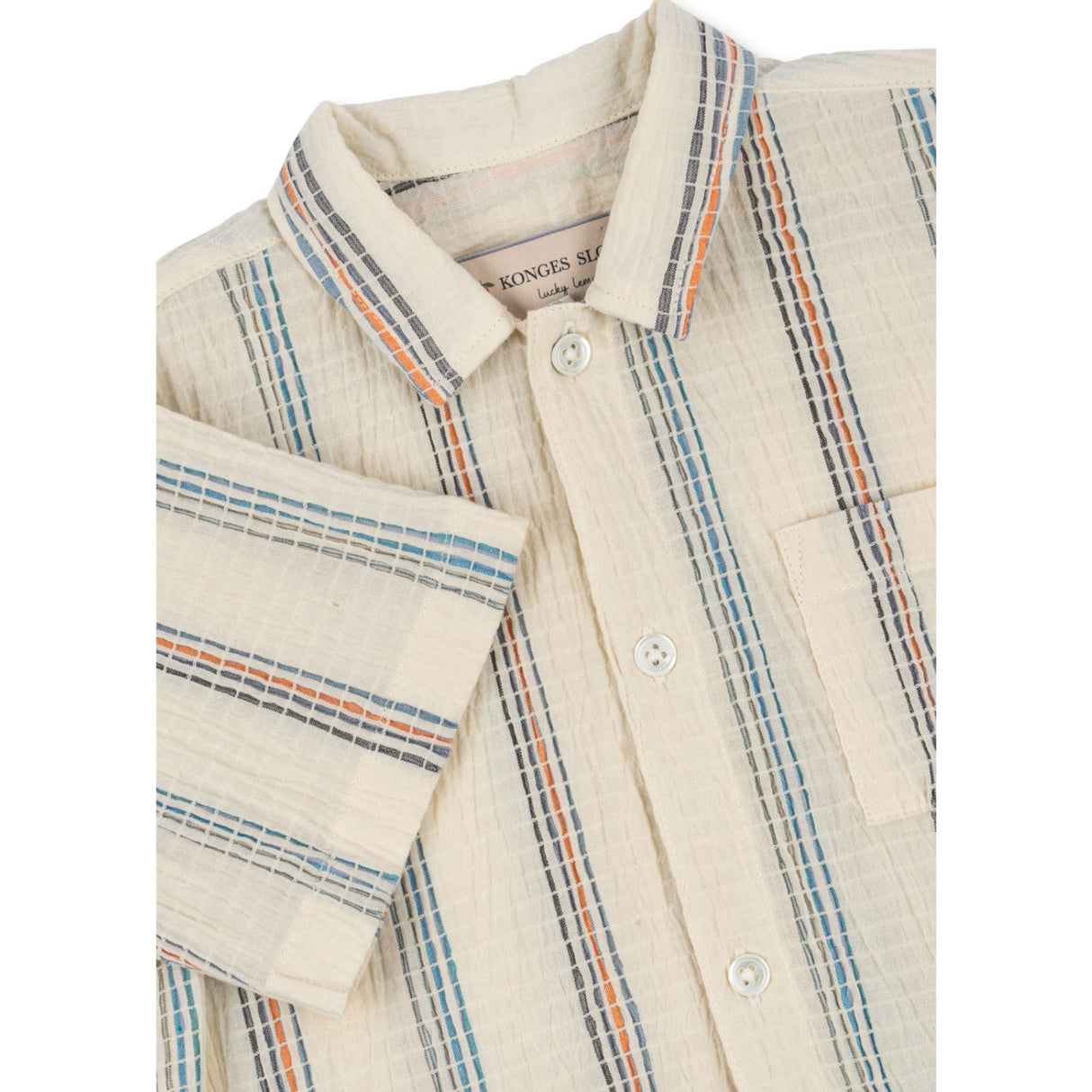 Konges Sløjd Antique White Vincent Ss Skjorte Gots