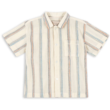 Konges Sløjd Antique White Vincent Ss Skjorte Gots