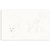 Konges Sløjd Green Tea Check Farge Bok og Farge Pencils Fsc