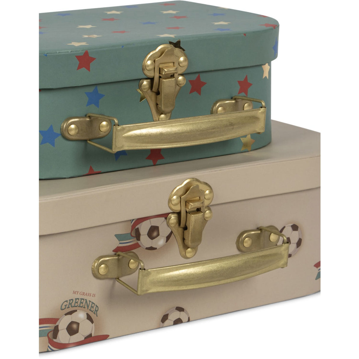 Konges Sløjd Off White/Kick It 2 Pack Koffert Fsc